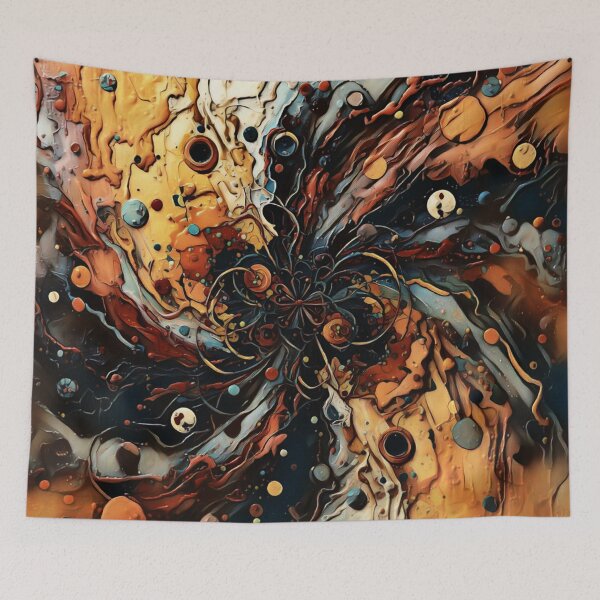 Item preview, Celestial Rift – Abstract Cosmic Flow designed and sold by Absractshop4942.