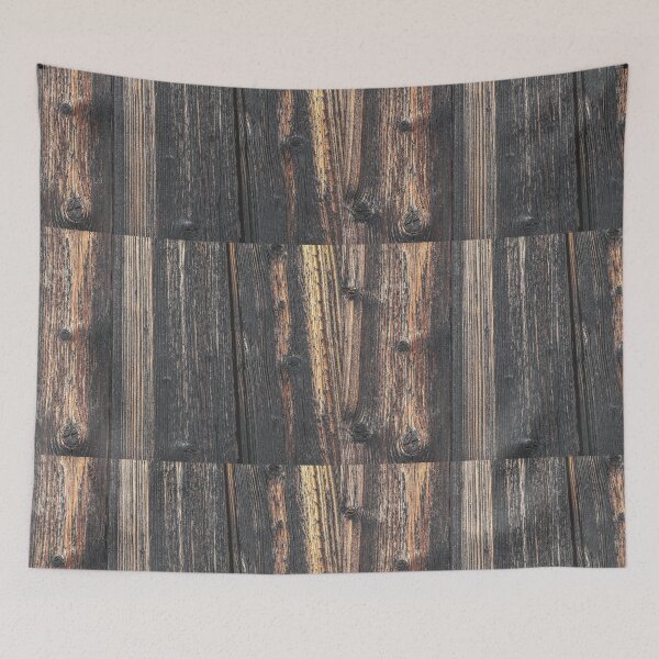 Item preview, Rustic Charred Shou Sugi Ban Wood Planks with Golden Grain designed and sold by NorthWild.