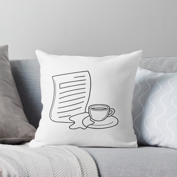 Item preview, A coffee cup spilled next to a printed unread email designed and sold by rasagamastore.