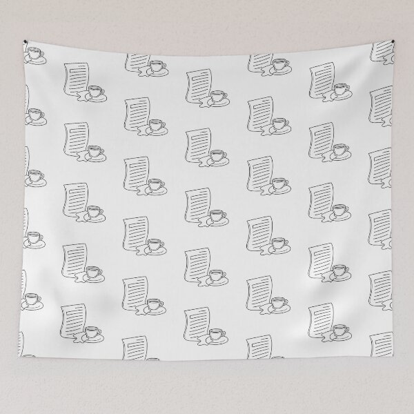 Item preview, A coffee cup spilled next to a printed unread email designed and sold by rasagamastore.
