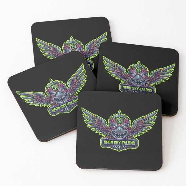 Item preview, Neon Sky-Talons Cyberpunk Mech Bird Esports Gaming Logo designed and sold by Altospecial.