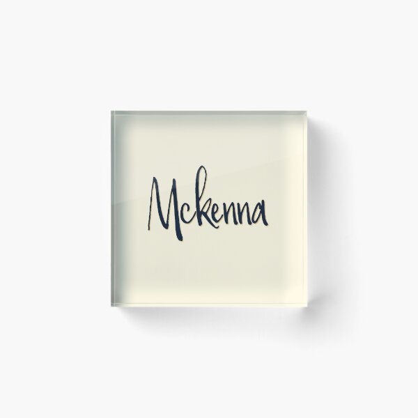 Item preview, MCKENNA personalized type design designed and sold by CharlottePlaceArt.
