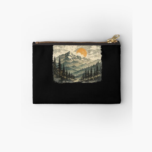 Item preview, Vintage Mountain Landscape, Distressed Wilderness Nature designed and sold by MatherFisher.