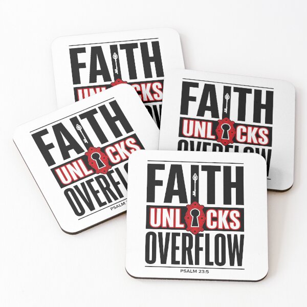 Item preview, Faith Unlocks Overflow Statement Design designed and sold by Zoetic_Designz.