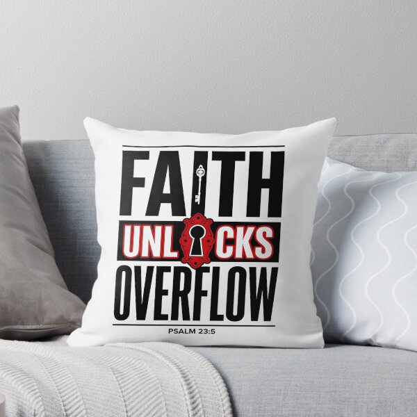 Item preview, Faith Unlocks Overflow Statement Design designed and sold by Zoetic_Designz.