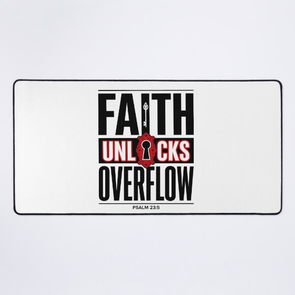 Item preview, Faith Unlocks Overflow Statement Design designed and sold by Zoetic_Designz.