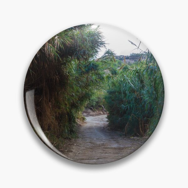 Item preview, Overgrown Reed Pathway Through Lush Vegetation Creating A Secluded Natural Trail And Green Tunnel designed and sold by Nmallia.
