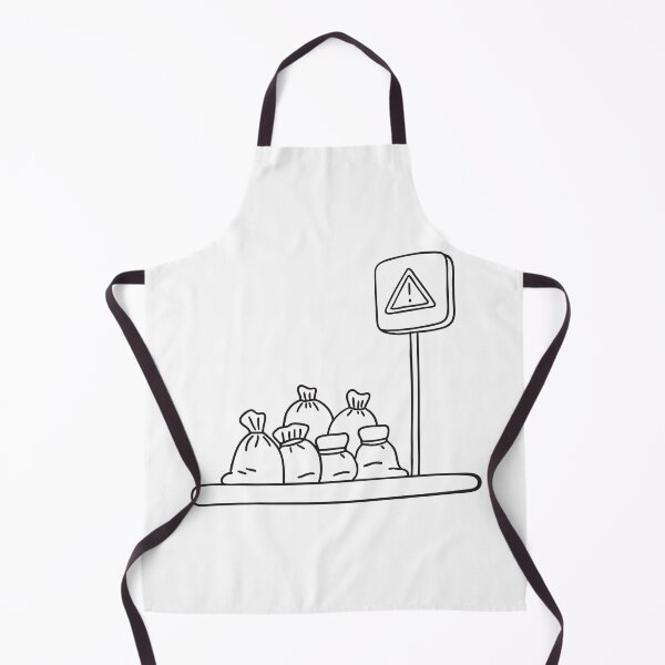 Item preview, A street sign placed near cluttered bags on a city corner designed and sold by rasagamastore.