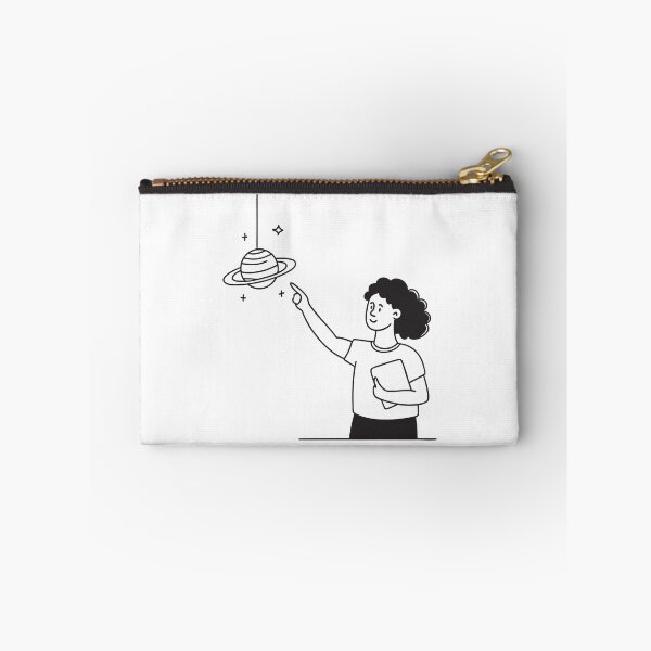 Item preview, A student gesturing toward Uranus on a solar system mobile designed and sold by rasagamastore.