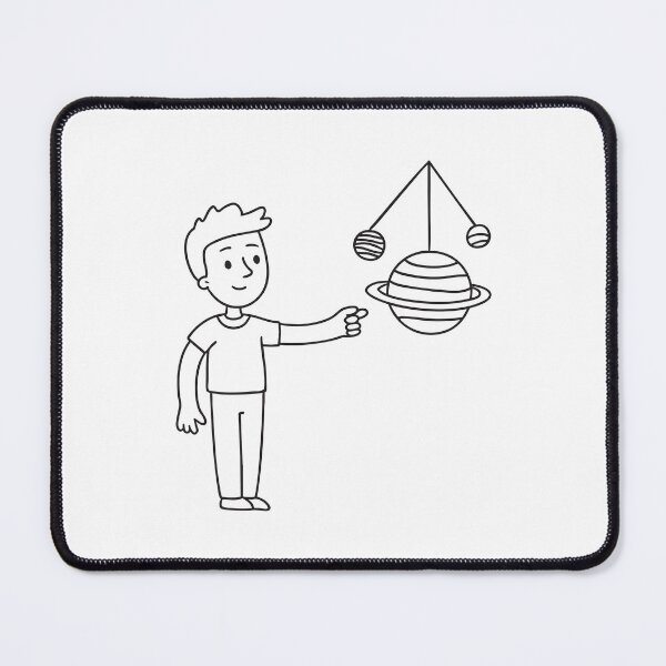 Item preview, A student pointing at the planet Uranus on a hanging display designed and sold by rasagamastore.