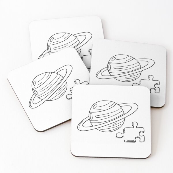 Item preview, A Uranus toy planet set next to a jigsaw puzzle designed and sold by rasagamastore.