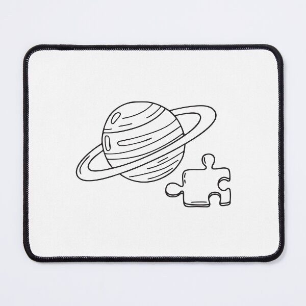 Item preview, A Uranus toy planet set next to a jigsaw puzzle designed and sold by rasagamastore.