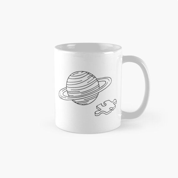 Item preview, A toy version of Uranus positioned beside a puzzle piece designed and sold by rasagamastore.