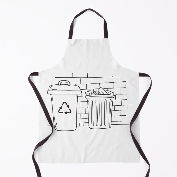 Item preview, A garbage bin located by a brick wall in an alley designed and sold by rasagamastore.