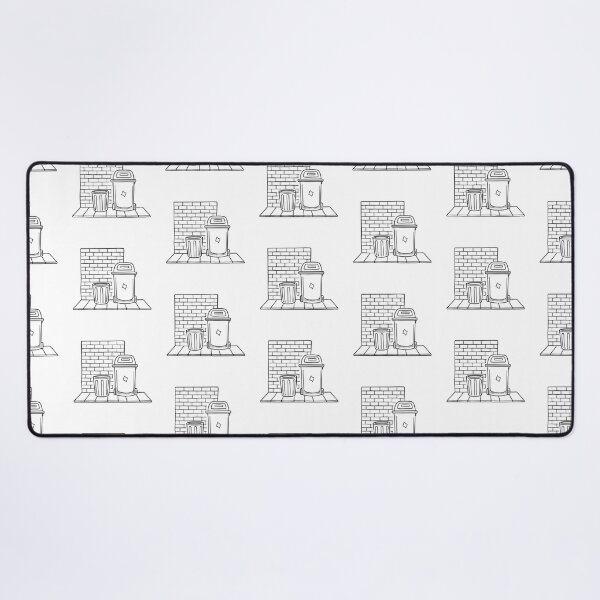 Item preview, A waste bin standing beside bricks in a narrow alley designed and sold by rasagamastore.