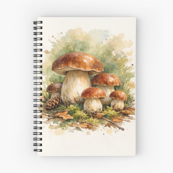 Item preview, Boletus Edulis Watercolor - Vintage Porcini Mushroom Botanical Art designed and sold by Darlin8888.
