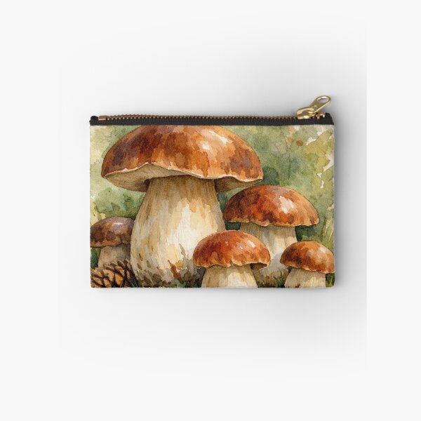 Item preview, Boletus Edulis Watercolor - Vintage Porcini Mushroom Botanical Art designed and sold by Darlin8888.