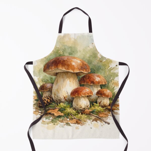Item preview, Boletus Edulis Watercolor - Vintage Porcini Mushroom Botanical Art designed and sold by Darlin8888.