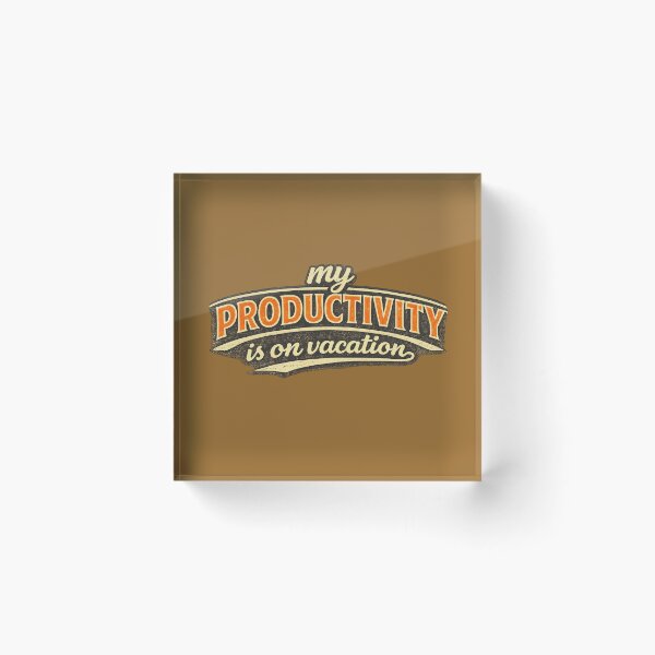 Item preview, My Productivity Is on Vacation designed and sold by Elisabeth Lucas.