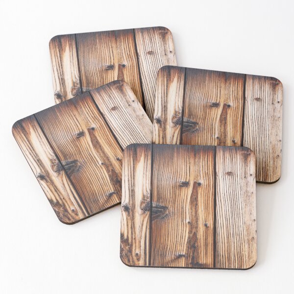 Item preview, Rustic Burnt Edge Timber Wood Planks with Deep Grain Texture designed and sold by NorthWild.
