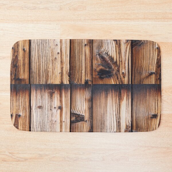 Item preview, Tablones de madera rústica con bordes quemados y textura de veta profunda. designed and sold by NorthWild.