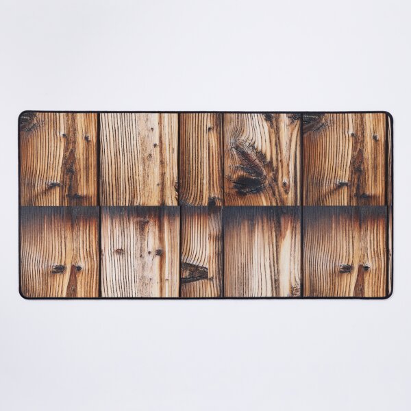 Item preview, Rustic Burnt Edge Timber Wood Planks with Deep Grain Texture designed and sold by NorthWild.