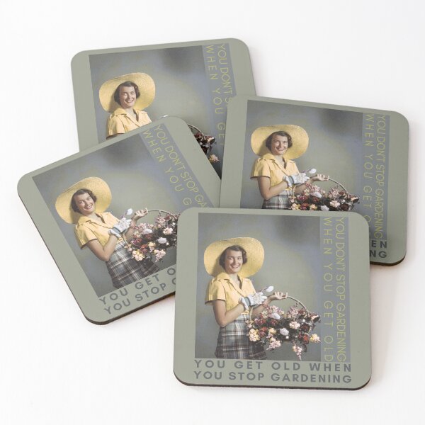 Item preview, Getting old as a gardener designed and sold by poppy-seed-art.