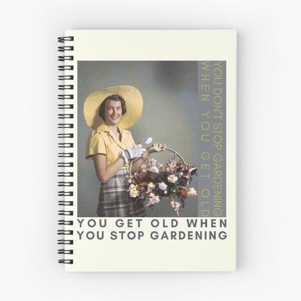 Item preview, Getting old as a gardener designed and sold by poppy-seed-art.