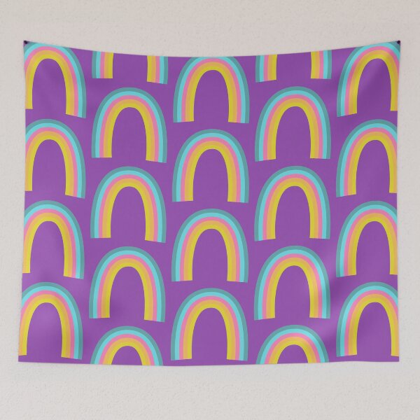Item preview, Rainbow Blue Pink Orannge Yellow Purple designed and sold by cozysweet.