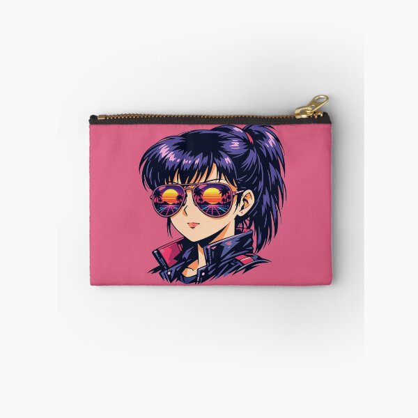 Item preview, Neon Retro Anime Aviator Reflection Lady designed and sold by KungPowUnicorn.