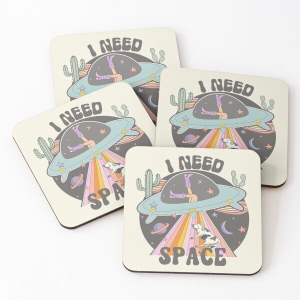 Item preview, I Need Space - Funny Cow UFO designed and sold by Vicky021.