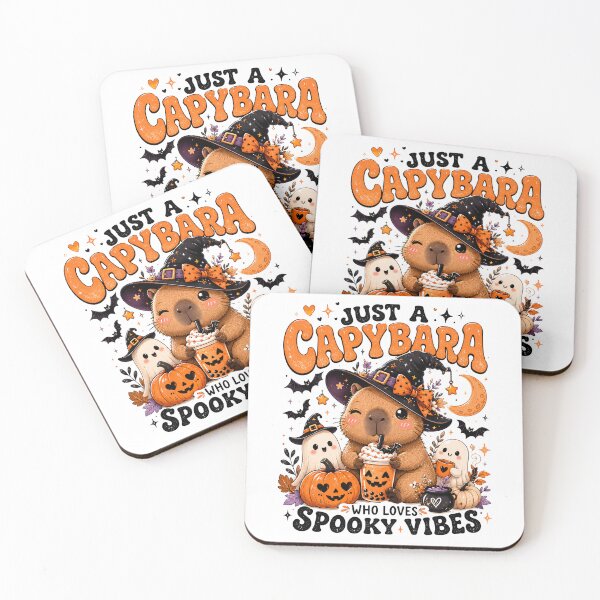 Item preview, Just a capybara who loves spooky vibes designed and sold by Sixtinebzh.