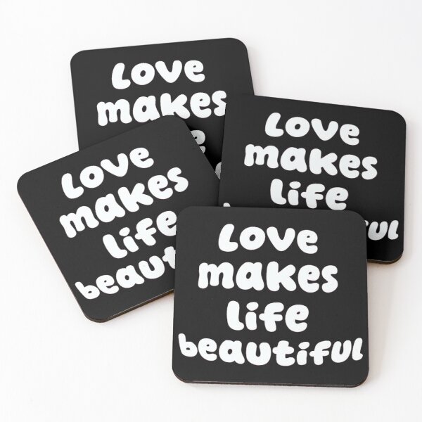 Item preview, Love Makes Life Beautiful designed and sold by ChevalierStores.
