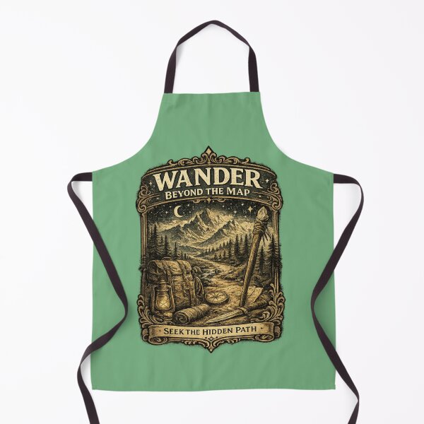 Item preview, Vintage Wander Beyond the Map Adventure Hiking Nature Retro Graphic T-Shirt designed and sold by Artbysarmina.
