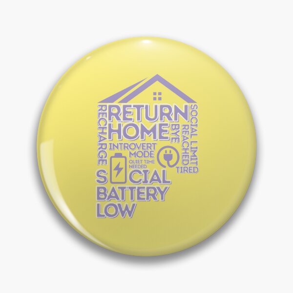 Item preview, SOCIAL BATTERY LOW designed and sold by RteesStudio.