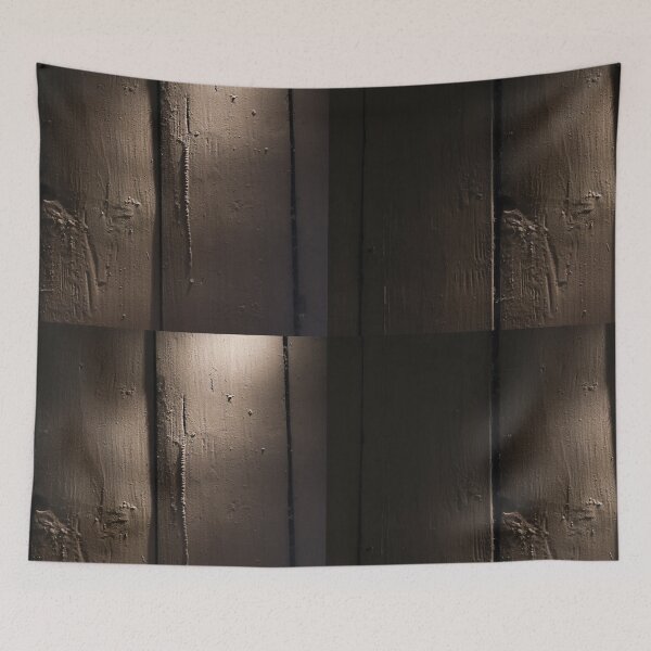 Item preview, Moody Dark Wood Planks Texture with Warm Dramatic Spotlight designed and sold by NorthWild.