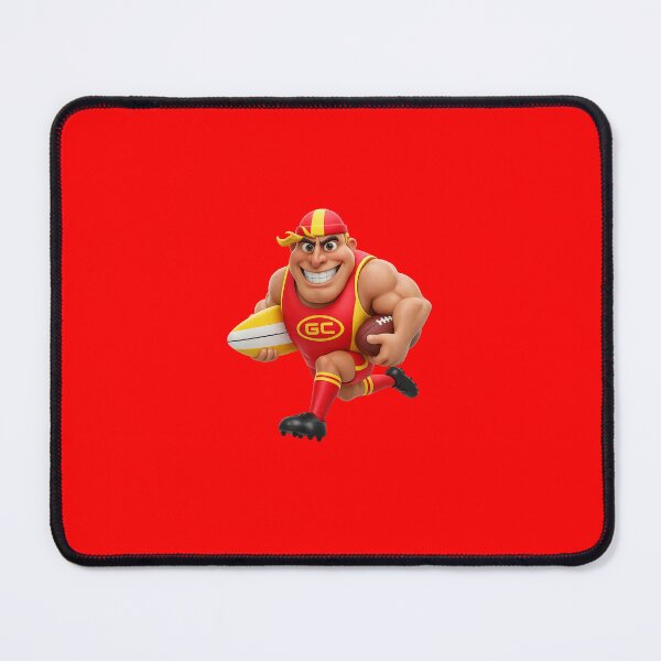 Item preview, Gold Coast Suns AFL Mascot Logo Classic Vintage Design designed and sold by Luke Foran Sports Art.