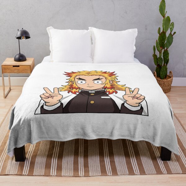 Item preview, Kyojuro Rengoku Demon Slayer Calm Double Peace designed and sold by earlobejerk.
