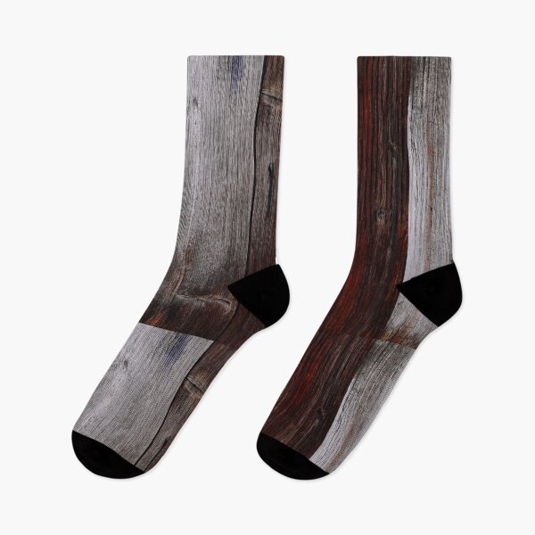 Item preview, Rustic Weathered Silver Gray and Red Mahogany Timber Planks designed and sold by NorthWild.