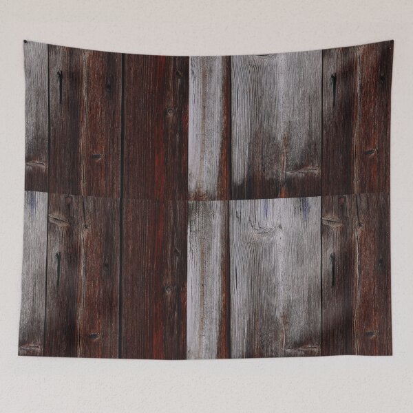 Item preview, Rustic Weathered Silver Gray and Red Mahogany Timber Planks designed and sold by NorthWild.