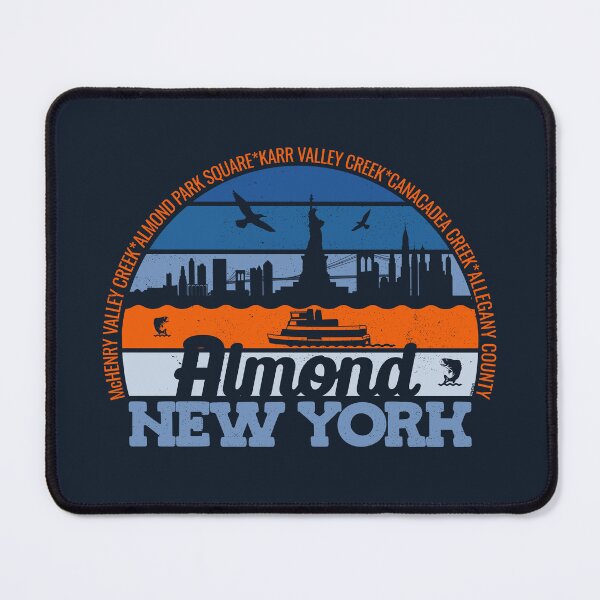 Item preview, Almond New York Sunset Retro Vintage Local Pride Logo designed and sold by CRHPOD20.