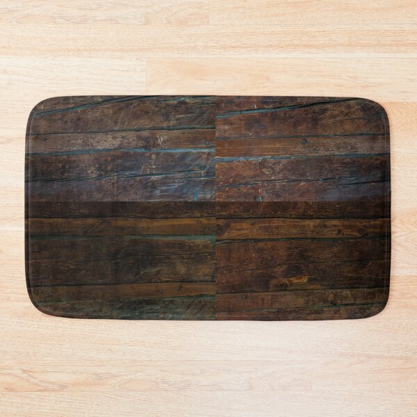 Item preview, Rustic Horizontal Log Cabin Wall with Aged Dark Timber Grain designed and sold by NorthWild.