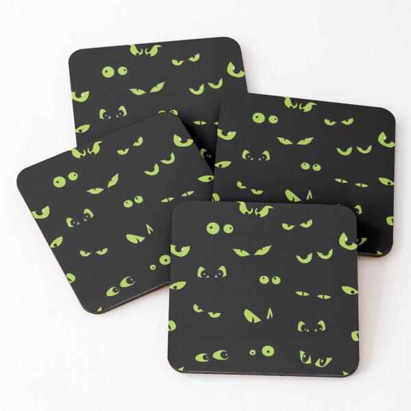 Item preview, Green Evil Eyes Pattern designed and sold by calypso-designs.