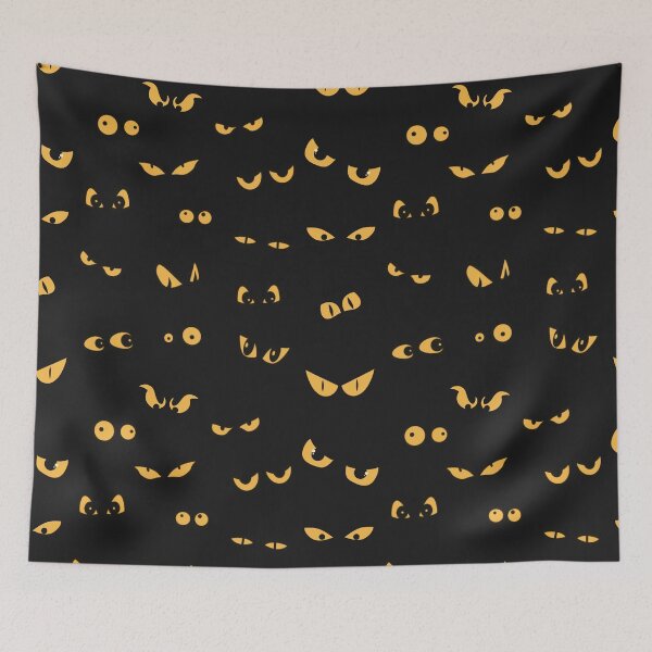 Item preview, Yellow Evil Eyes Pattern designed and sold by calypso-designs.