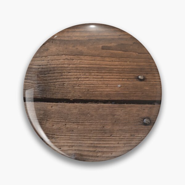 Item preview, Rustic Warm Oak Timber Planks with Vintage Nails and Knots designed and sold by NorthWild.