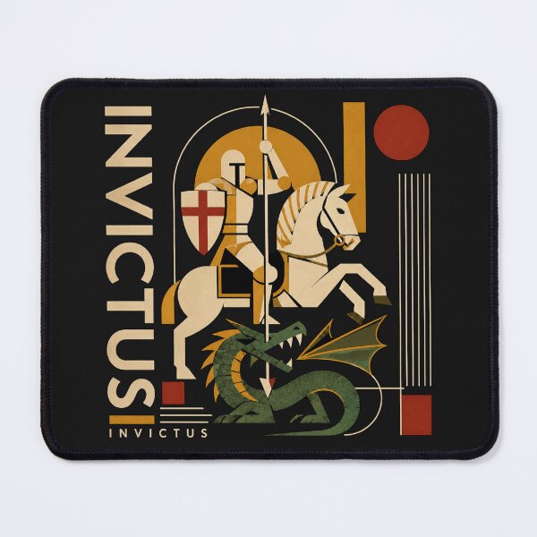 Item preview, Invictus: The Golden Dragon Line | Art Deco & Bauhaus Knight vs Dragon Premium T-Shirt designed and sold by Sanctum Icons.