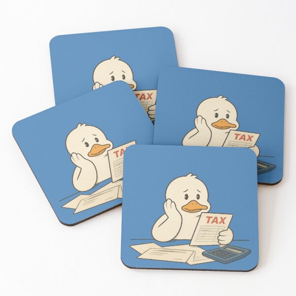 Item preview, Taxed to the Beak | Funny Duck Tax Meme designed and sold by ManggaeJM.
