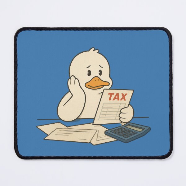 Item preview, Taxed to the Beak | Funny Duck Tax Meme designed and sold by ManggaeJM.