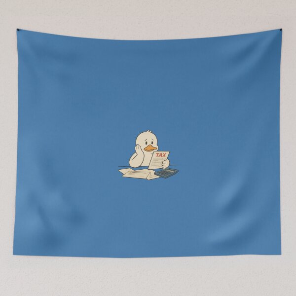 Item preview, Taxed to the Beak | Funny Duck Tax Meme designed and sold by ManggaeJM.