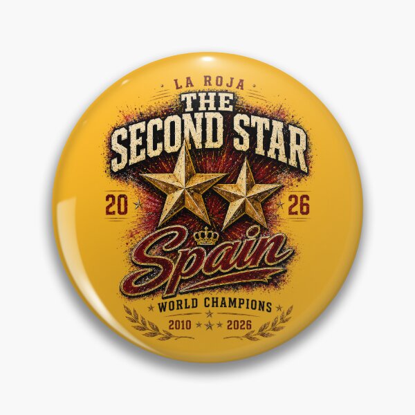 Item preview, The Second Star Spain Champions designed and sold by rygenr8.